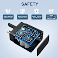 Miniatyrbild 3 av 5: 45W USB-C Supersnabbladdare USB-C-kontakt för Samsung Galaxy S23/S23 Ultra/S23+/S22 Ultra/S22+/S22/S21 Ultra/S21+/S21/S20/Note20/Note
