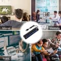 Pikkukuva 3 / 5: USB-keskitin USB-sovitin Multiportar Käytä virtalähdettä Extensor