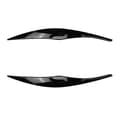 För 3-serie E90 E91 320I 330I 2005-2012 Främre Strålkastarskydd Dekorlist Ögonbrynsöverdrag Trim Sti