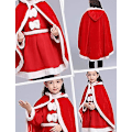 Miniatyrbillede 4 af 4: Prinsesse Hætte Kappe Kostume red_ca red 140cm