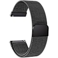 Miniatyrbillede 2 af 5: Stilfuld Milanese Rustfrit Stål Garmin Forerunner 645 Music / 245 Music - Sort Sort