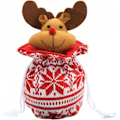 Miniatyrbilde 1 av 3: x Julklappsposer eplepose strikket godtepose jul