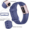 Miniatyrbilde 2 av 4: Erstatningsarmbånd 6-pakks band for Fitbit Charge 4 Mørk grå