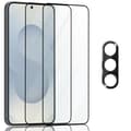 2-Pack Samsung S25 Plus Screen Protector & 1-Pack Lens Protector - Tempered Glass 9H - Super Quality 3D