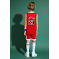 Miniatyrbild 2 av 4: Michael Jordan Nr 23 Baskettröja Set Bulls Uniform för barn och tonåringar Röd XS (110-120CM) Red XS (110-120CM)