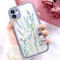 Miniatyrbild 2 av 5: Kompatibelt med iPhone 11 Skal Blommigt Klar Frostat PC Baksida Fl