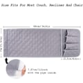 Miniatyrbild 2 av 5: Organizer Compatible with Armchair Armrest, Cover, Hanging Pockets Space Saving, Non-Slip Storage Bag Compatible with Phone, Bo