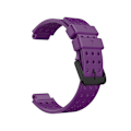 Pikkukuva 4 / 4: CASA Sopii Garmin Approach S20 Monokromaattiselle Pyöreälle Reiälle Kellonranneke Silikoninen Vaihtoranneke Purple