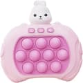 Pop It Spel - Pop It Pro Light Up Spel Quick Push Fidget-spel Rosa Kanin rosa