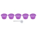 Pikkukuva 1 / 4: 5 kpl 50 ml kahvikapselia uudelleenkäytettävä kahvisuodatinkuppi lusikalla DOLCE GUSTO -kahvinkeittimeen, violetti