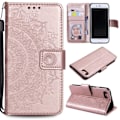Miniatyrbilde 1 av 5: iPhone 7/8/SE (2020/2022) - Mandala Lommebokveske - Rose Gold Rose Gold Rose Gold