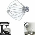 Miniatyrbillede 3 af 4: Rustfrit stål trådpisk kompatibel med KitchenAid K45WW WP9704329 KSM150 KSM160 K45 KSM90 Robot Tilbehør -DPZO.ca