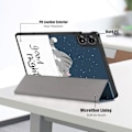 Miniatyrbild 4 av 5: Målat läder smart fodral för Xiaomi Redmi Pad Pro 12.1 Multicolor