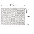 Miniatyrbillede 4 af 5: CASA Pejs Net Skærm Gardin, 2 Pakker Gnistskærm Net Metal Ildskærm Panel med Træk til Hjemmet