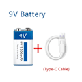 Miniatyrbillede 4 af 5: 6600mAh 9V Li-ion Genopladeligt Batteri til Mikrofon Multimeter RC Legetøj Kamera Multimeter Mikrofon Metaldetektor