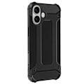 Miniatyrbillede 2 af 5: iPhone 16 Hybrid Etui med Forstærkede Hjørner Anti-Fald 1,8 m Sort Wallet case