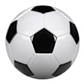 Miniatyrbillede 1 af 5: Størrelse 5 Professionelle Træningsfodbolde PU Læder Sort Hvid Fodbold Mål Hold På
