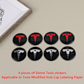 Miniatyrbild 2 av 5: 4-pack Navkapslar för Tesla Model 3 Y Tesla Tillbehör Silver Silver