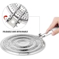 Miniatyrbilde 3 av 4: Varme Diffuser i Rustfritt Stål for Gasskomfyr Kun.ca