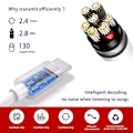 Pikkukuva 5 / 5: 3 kpl adapteri USB-C - 3,5 mm (Samsung S20 S21 S22) Kuulokkeet Valkoinen white
