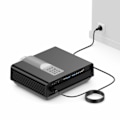 Miniatyrbillede 5 af 5: 1,5 m Strømkabel Schuko Type F (CEE 7/4) til Kold Kontakt C13 Stik PC Computer Skærm Printer