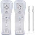 Miniatyrbillede 1 af 4: 2 Wii-controllere - Fjernspilcontroller med silikonecover - w