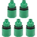 Snabbkoppling Slangadapter Koppling 4mm Innerdiameter Slangrör för Trädgårdsbevattningssystem 5-pack
