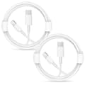 2-pack iPhone Laddningskabel Snabbladdning Kompatibel med iPhone 14/14 Pro/14 Pro Max/13/13 Pro/12/12 Pro/12 Pro Max 2 meter