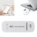 Miniatyrbillede 2 af 5: 4G LTE USB-modem Mobil Trådløs Router Wifi Hotspot SIM-kort S Hvid