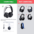Miniatyrbild 2 av 5: Öronkuddar Ersättning för Sony Playstation 5 PS5 Pulse 3D Trådlöst Headset, Öronkuddar med Uppgraderat Mjukt Proteinläder, Högdensitetsskum – ca