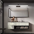 Miniatyrbillede 3 af 5: LED Spejllampe Badeværelse IP44 16W 1170lm Garderobelampe Moderne Væglampe Indendørs 4000K Lys, Sort