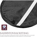 Miniatyrbild 4 av 5: Badmintonracketfodral, Axelväska för Badmintonracket Vattentät Badmintonracketväska för Män Kvinnor Ungdomar