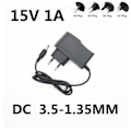 Pikkukuva 1 / 2: AC/DC-sovitin DC 15V 1A 1000mA AC 100-240V