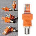 Miniatyrbilde 2 av 5: F Hunn til RJ45 Hann Koaksial Tynn Koblingsadapter RJ45 til RF-kontaktomformer