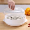 Practical Microwave Special Steamer Eco-Friendly PP Steamed Buns Steaming Keds Storage With Lid