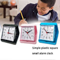 Miniatyrbild 2 av 5: Alarm Clock Portable Silent Non Ticking Snooze Small Bedside Clock