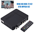 Miniatyrbilde 1 av 4: Bærbar Dvb-t2 Stb Mpeg4 K2 Høyoppløselig Digital TV-boks Set-top Mottaker Tuner Reseptor