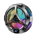 X42 Tablet Radiator Tablet Køler RGB Farverig Belysning 10cm Magnetisk Halvlederkøler Køling