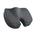 Sittdyna i Memory Foam, Ergonomisk U-formad Halkfri Stolsdyna för Kontor, Bil och Rullstol, Grå grey