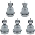 5 st E27 LED-lampa Bas Vattentätt Lamphållare Sockeladapter för Pigtail