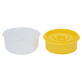 Miniatyrbilde 1 av 4: Eggeplommeseparator med oppsamlingsbase, kjøkkenhjelpemiddel for matlaging/baking, sikker og holdbar eggeseparasjon, design med flere hull for