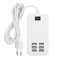Miniatyrbillede 1 af 3: Ladeadapter 6 Porte 30W USB Skrivebords Hurtig Ladestation Hub 100‑240V EU Stik