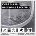 Miniatyrbillede 3 af 4: Nem installation - Silikon Duschbarriere Vandstop Vandafvisende Strip Wet Dry Separation Blocker hvid 100CM