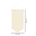Miniatyrbild 3 av 5: 2 st Väggmonterad Märkesdisplay Canvas Emalj Brosch Samling Display Banner Medalj Nål Förvaring Krage Flagga Vimpel Ram (Beige)