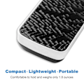 Miniatyrbilde 1 av 4: Gullsmed Lupe Forstørrelsesglass med UV LED-lys, 10X 20X og 30X Utvid Lomme Forstørrelsesglass for Smykker Diamanter Edelstener Mynter Frimerker Steiner K...