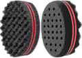Svamp Hårborste, 2-pack Lock Svamp Magic Twist, Vågfrisör Hårborste Svamp, Afro Lock Svamp