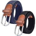 2-pack Stretchvävda bälten för dam - Jeansbälten för dam