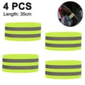 4 stycken reflexband kompatibla med handled, arm, fotled, ben, hög synlighet Refl