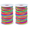 Tynd Elastisk Snor Regnbue Strækbar Snor 1mm Farverig Elastik[ca]