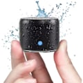 Miniatyrbild 1 av 4: Resväska packad, A106 Pro trådlös mini Bluetooth-högtalare med anpassad bas. IP67 vattentät, liten men kraftfull (svart)